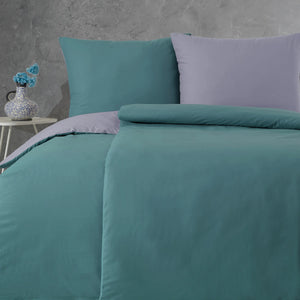 100% Baumwolle A-B Renforcé Bettwäsche - Turkuaz