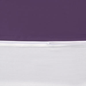 100% Baumwolle A-B Satin Bettwäsche - Violett