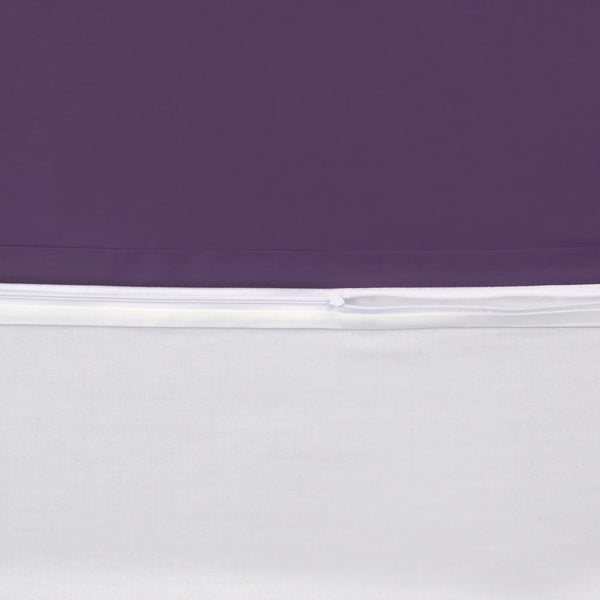 100% Baumwolle A-B Satin Bettwäsche - Violett