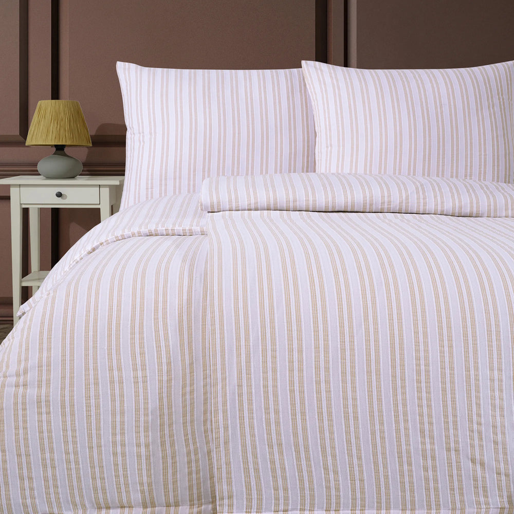 100% Baumwolle Natural Bettwäsche Sparkle - Sarı