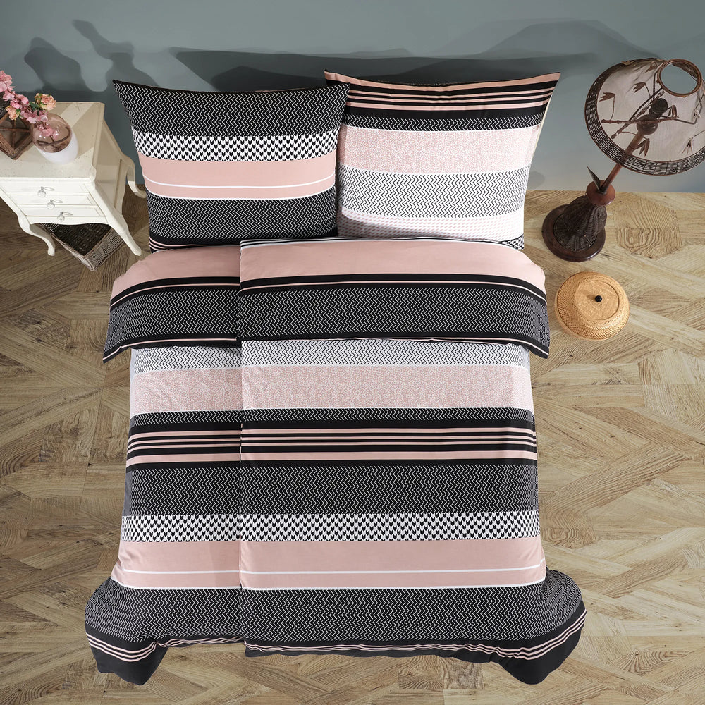 100% Baumwolle Renforcé Bettwäsche - Zigo Bej