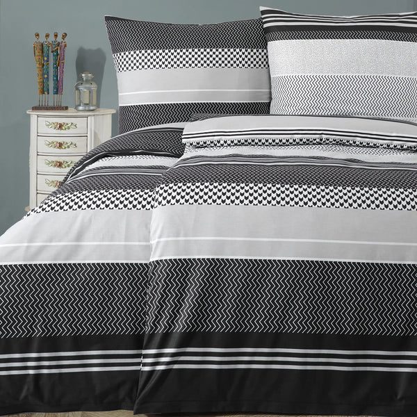 100% Baumwolle Renforcé Bettwäsche - Zigo Gri