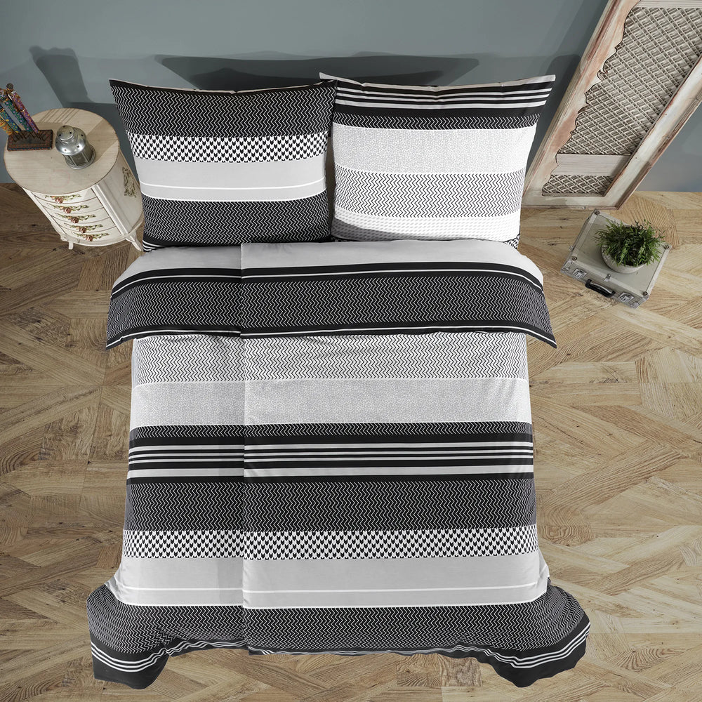 100% Baumwolle Renforcé Bettwäsche - Zigo Gri