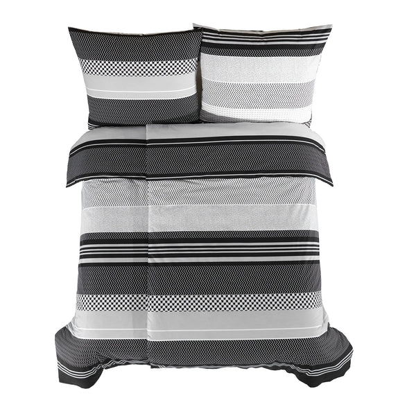 100% Baumwolle Renforcé Bettwäsche - Zigo Gri