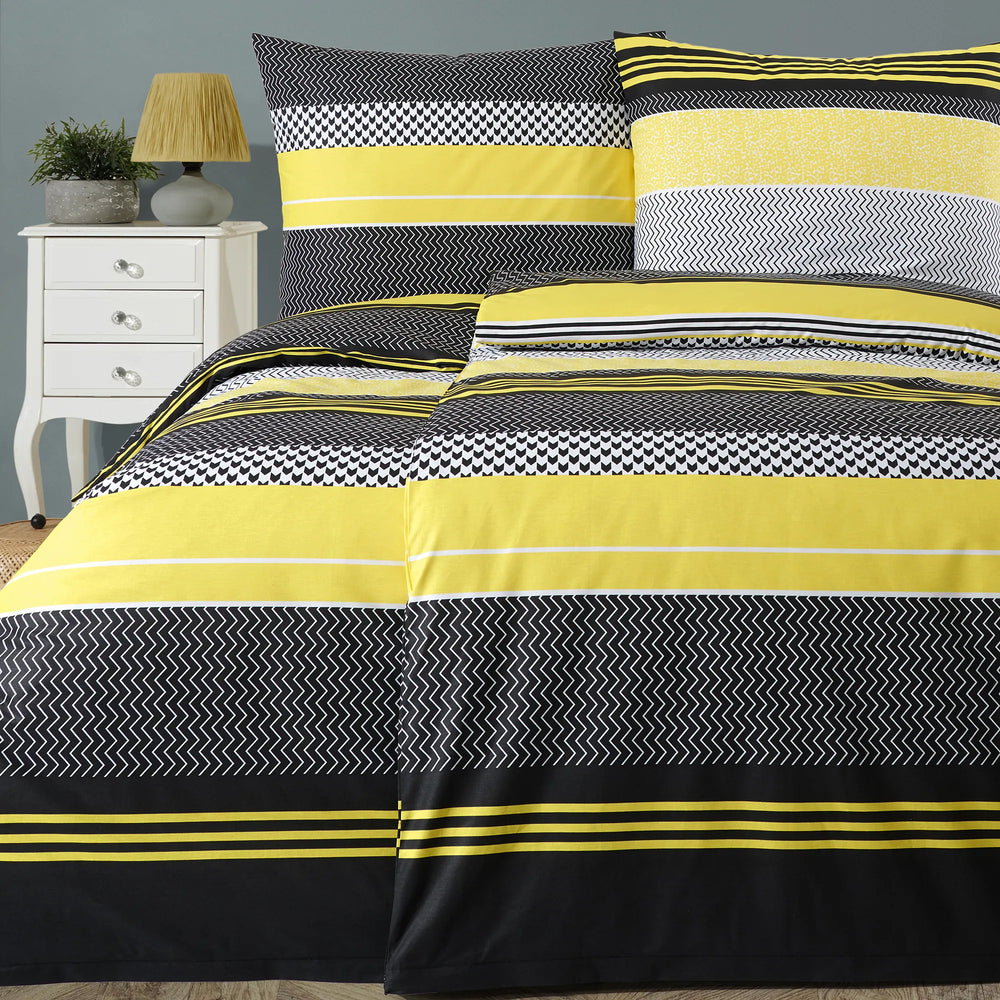 100% Baumwolle Renforcé Bettwäsche - Zigo Sarı